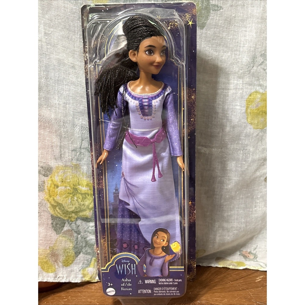 Disney Princess Wish ASHA OF ROSAS 12" Posable Doll With Accessories New - Picture 2 of 5
